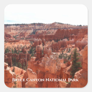 Sticker Carré Parc national du Bryce Canyon