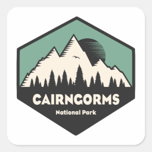 Sticker Carré Parc national du Caire Ecosse
