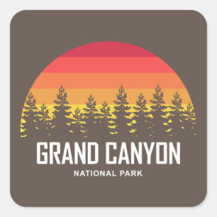 Sticker Carré Parc national du Grand Canyon