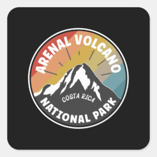 Sticker Carré Parc national du volcan Arenal Costa Rica