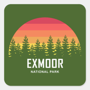 Sticker Carré Parc national Exmoor