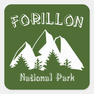 Sticker Carré Parc national Forillon