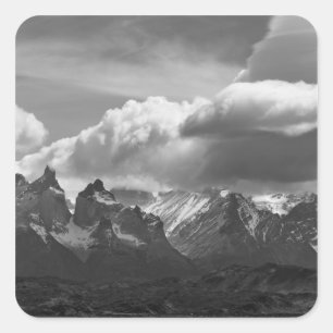 Sticker Carré Parc national Torres Del Paine, Cuernos et
