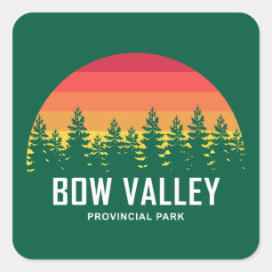 Sticker Carré Parc provincial de Bow Valley