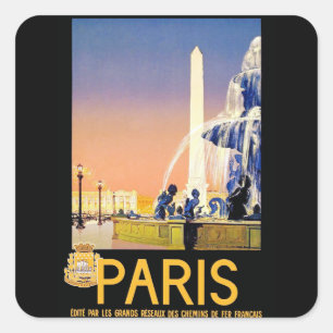 Sticker Carré Paris ~ Place de la Concorde