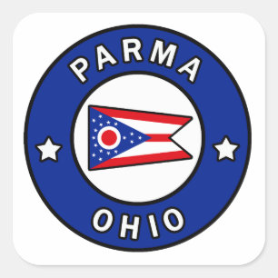 Sticker Carré Parma Ohio