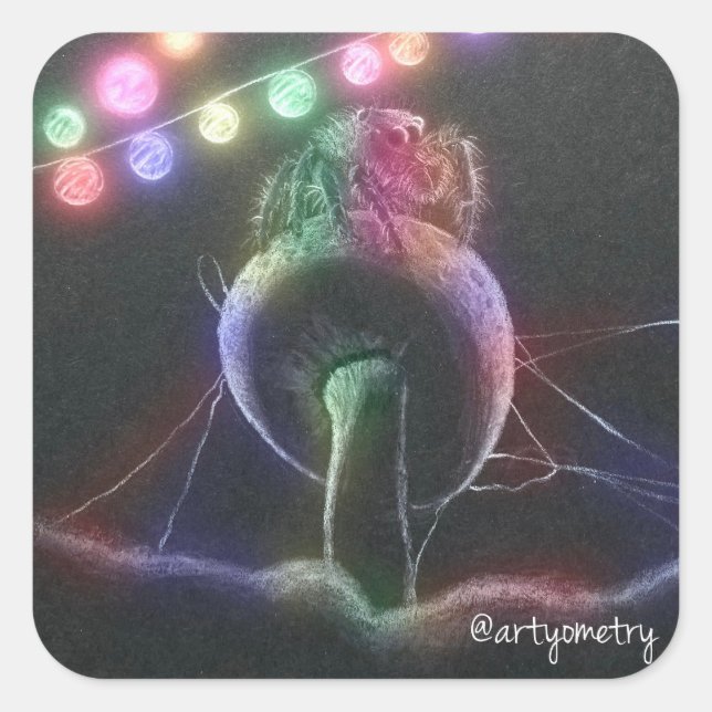 Sticker Carré Partie d'introduction (Devant)