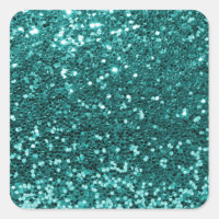 Parties scintillant Turquoise chic Faux