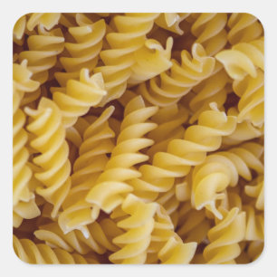 Sticker Carré Pasta Fusilli Noodles
