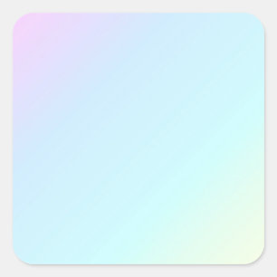 STICKER CARRÉ PASTEL RAINBOW GRADIENTS COLORÉS MUR ARRIÈRE - PLA