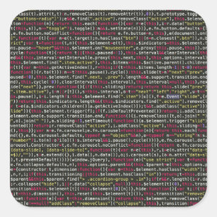 Sticker Carré Patters de Developer
