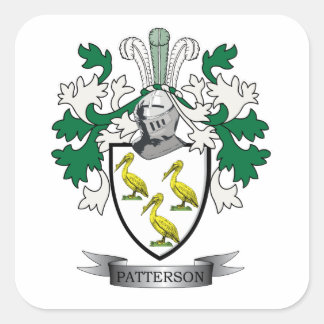 Sticker Carré Patterson Family Crest