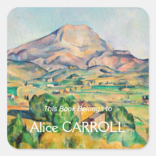 Sticker Carré Paul Cezanne - Mont Sainte-Victoire
