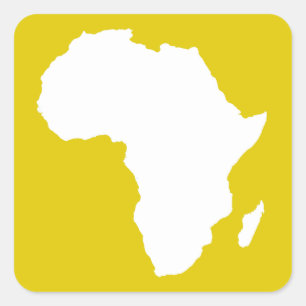 Sticker Carré Pavot d'or Afrique audacieuse
