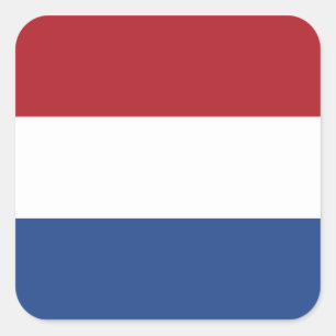 Sticker Carré Pays-Bas/Hollande/drapeau néerlandais/hollandais