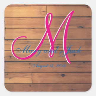 Sticker Carré Pays Russe Ranch Barne Mur 3d Monogramme