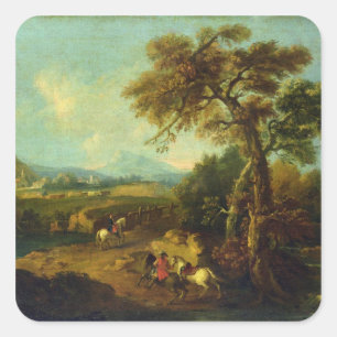 Sticker Carré Paysage 4