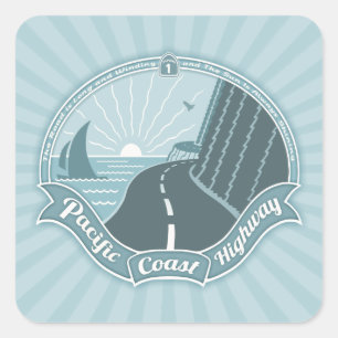 Sticker Carré PCH Winning
