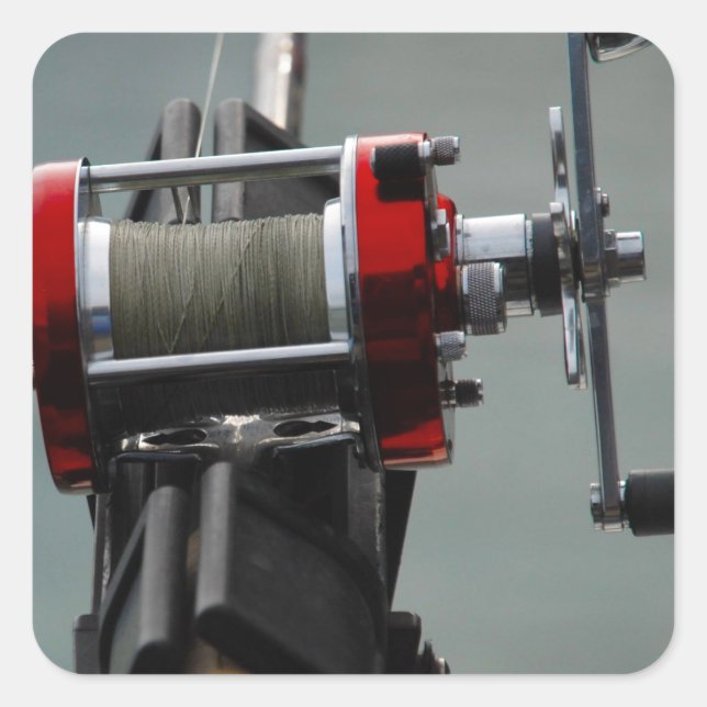 Sticker Carré Pêche terminée (Devant)