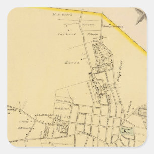 Sticker Carré Peekskill, NY