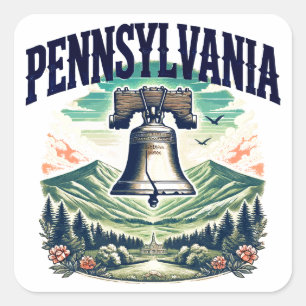 Sticker Carré Pennsylvanie