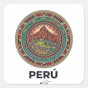 STICKER CARRÉ PÉROU