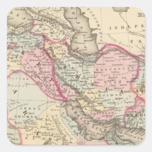 Sticker Carré Perse, Arabie, Turquie, Afghanistan, Belochistan