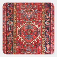 Perse oriental, Motif turc, Rouge
