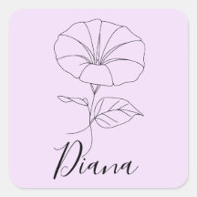 Personnalisé Septembre Matin Gloire Cadeau Fleur d