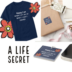 Sticker Carré Personnaliser la typographie de citation 