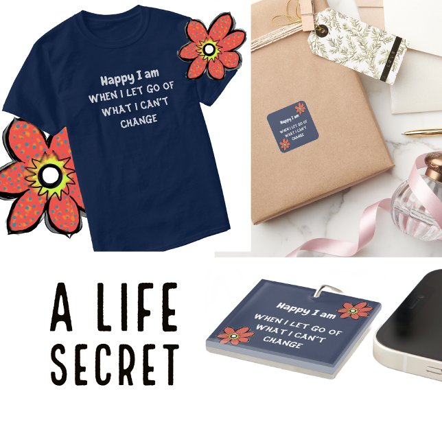 Sticker Carré Personnaliser la typographie de citation  (Créateur téléchargé)