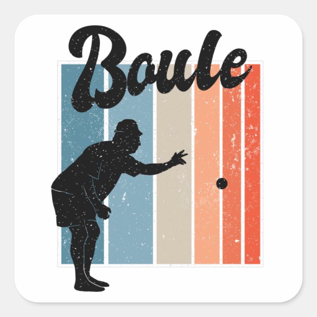 Sticker Carré Petanque (Devant)
