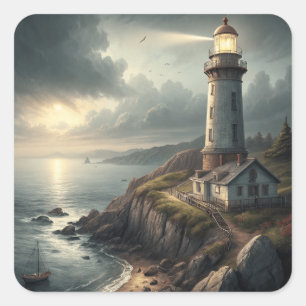 Sticker Carré Phare