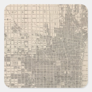 Sticker Carré Philadelphie