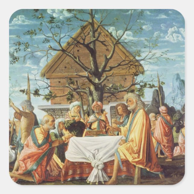 Sticker Carré Philemon et Baucis, c.1500 (Devant)