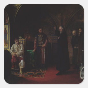 Sticker Carré Philip de Moscou métropolitain avec Tsar Ivan