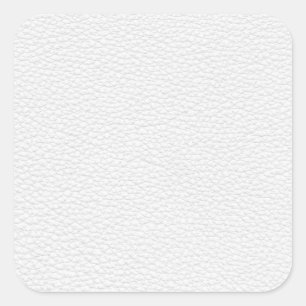 Sticker Carré Photo de cuir blanc.