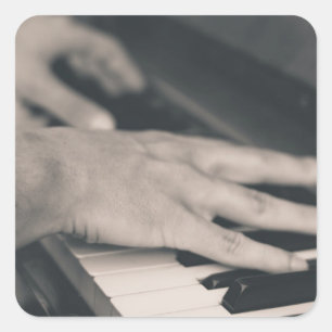 Sticker Carré Piano génial