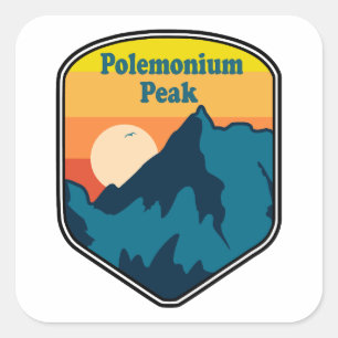 Sticker Carré Pic Polemonium Californie Lever de soleil