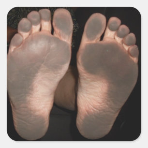 STICKER CARRÉ PIEDS SABLES