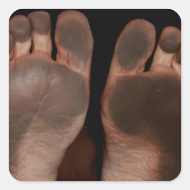 STICKER CARRÉ PIEDS SABLES (Devant)