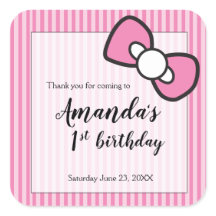 Pink Bow, Grilles, Merci, Premier anniversaire