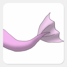 Sticker Carré Pink Mermaid