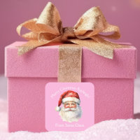 Pink Santa Claus Custom Girls Cadeau de Noël