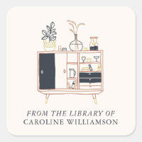 Plantes de livres personnalisés de la bibliothèque