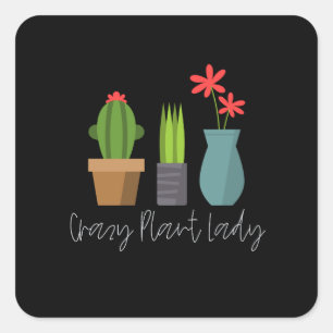 Sticker Carré Plants