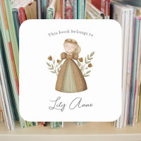 Plaque de bibliothèque de Blonde Princess