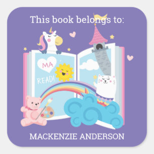 Sticker Carré Plaque-mère Whimsical