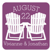 Plum chaises Adirondack