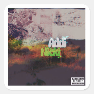 Sticker Carré Pochette de l'album Addi Nicki